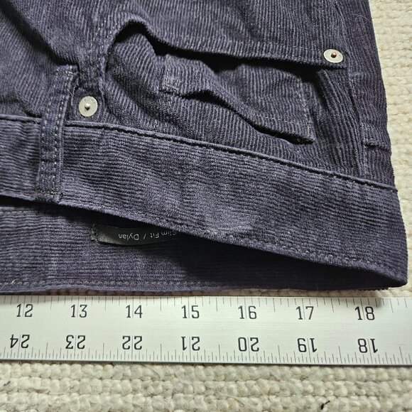 Vince Men's Corduroy Black Pants 36 - The Dylan Slim Fit 5-Pocket - Casual - Picture 9 of 10
